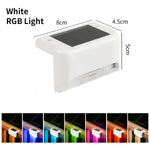 éclairage solaire moderne escalier autoinstallation led panneau solaire adhésif noir blanc lumineux minimaliste