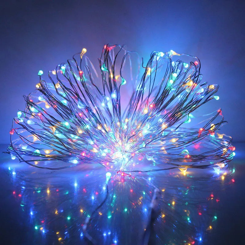 guirlande lumineuse led blanc chaud moderne flexible 1m 2m 3m clips autoinstallation imperméable ip44
