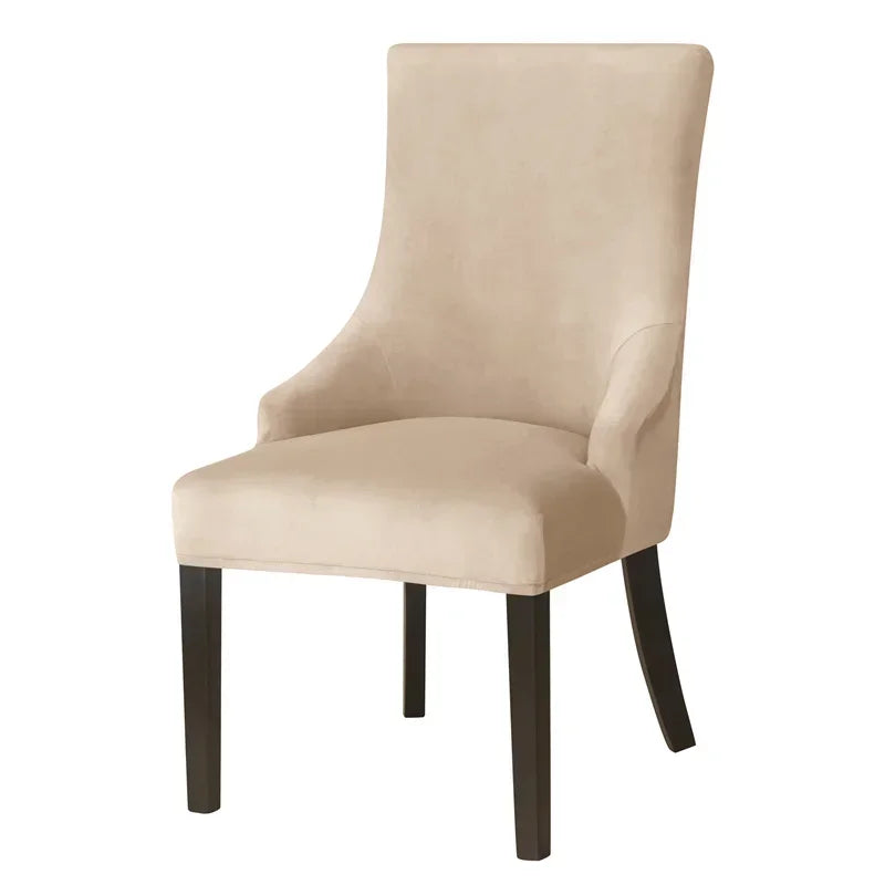 housse chaise velours gris moderne adhésive polyeste protection événementière banquet mariage