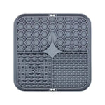 tapis nourriture animaux violet bleu vert orange gouttes d'eau succion tiges pratiques moderne