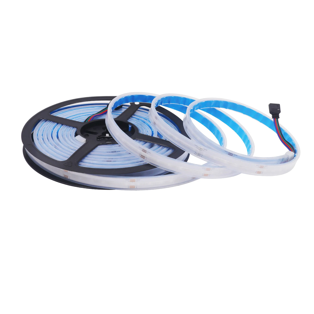 ruban led rgb cob flexible haute luminosité étanche adhésif salon décoration intérieure moderne