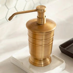 ensemble salle bain doré tasse dents distributeur savon tasse boire support savon pot coton