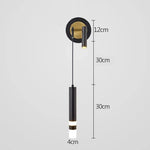 lampe murale moderne or noir éclairage chambre coucher salle manger led fixations simples