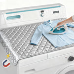 tapis repassage pliable gris quilté moderne sans aimant portable laundry dryer