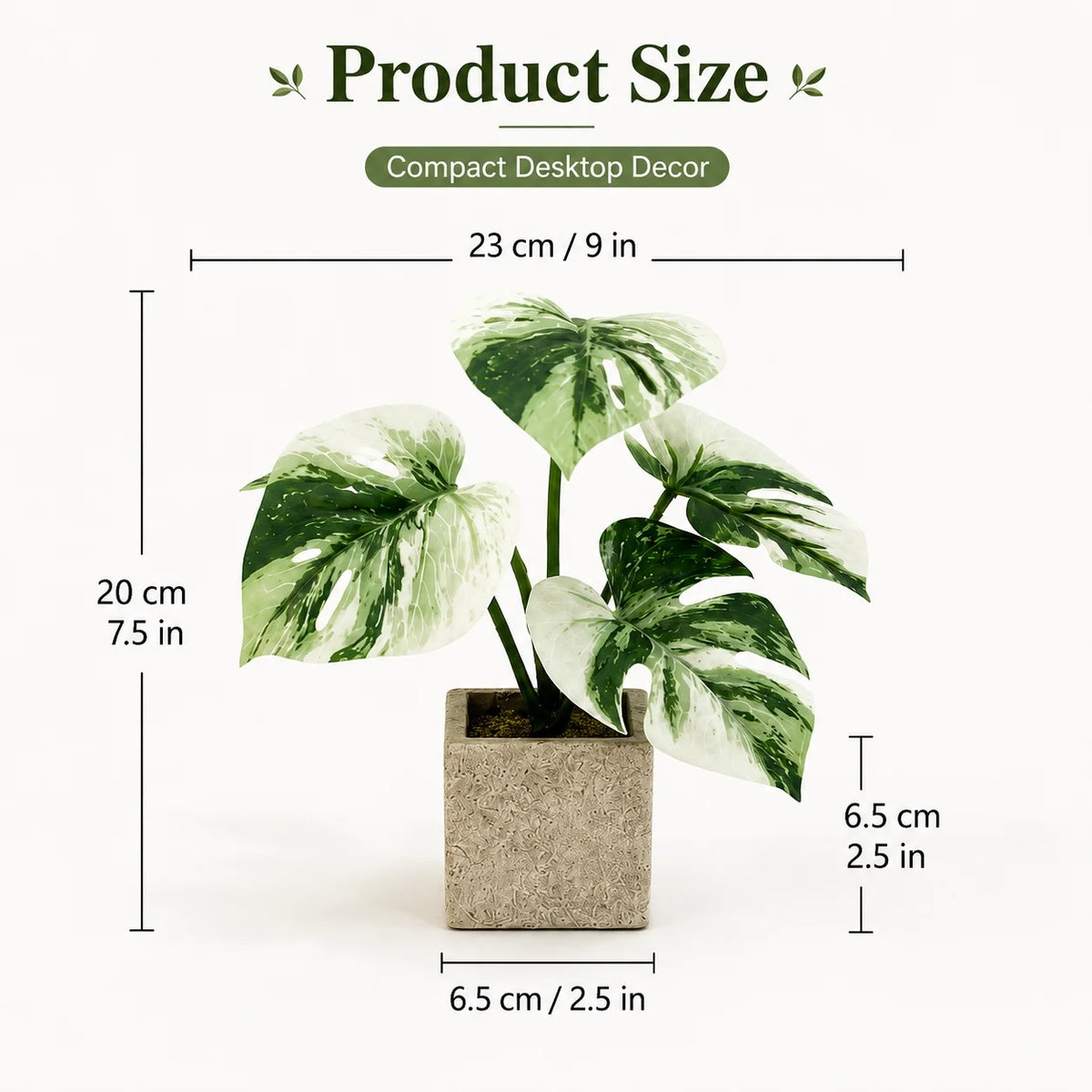plantes artificielles monstera deco maison moderne pot pierre vert blanc rose jaune
