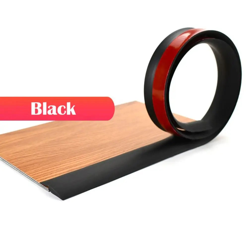 seuils porte adhésifs pvc aspect bois moderne gris clair foncé découpables usage domestique