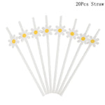 guirlande fleurs anniversaire mariage blanc jaune simple décoration minimaliste océillets inclusion ruban protection