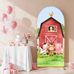 panneau décoratif animaux illustration cartoon clips enfants rouge vert bleu blanc