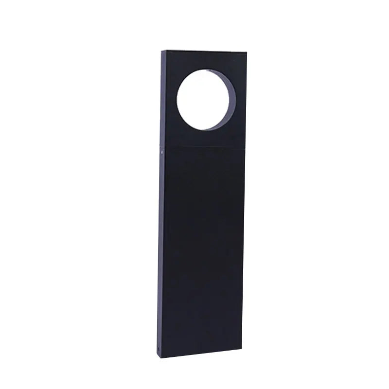 lampe solaire led noire moderne ip65 10w lumière chaude