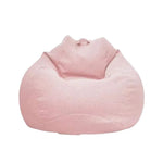 Sac main moderne rose clair gris beige doux uni coton 80cm 90cm