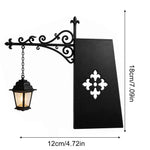 lampe bibliothèque noir motifs floraux dorés classique éclairage angle vintage