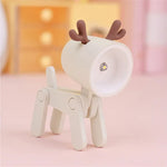 veilleuse table chien forme animaux modernes couleurs variées enfants chambre