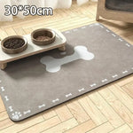 tapis animal motif os blanc texture douce moderne gris clair gris foncé absorbant rapide