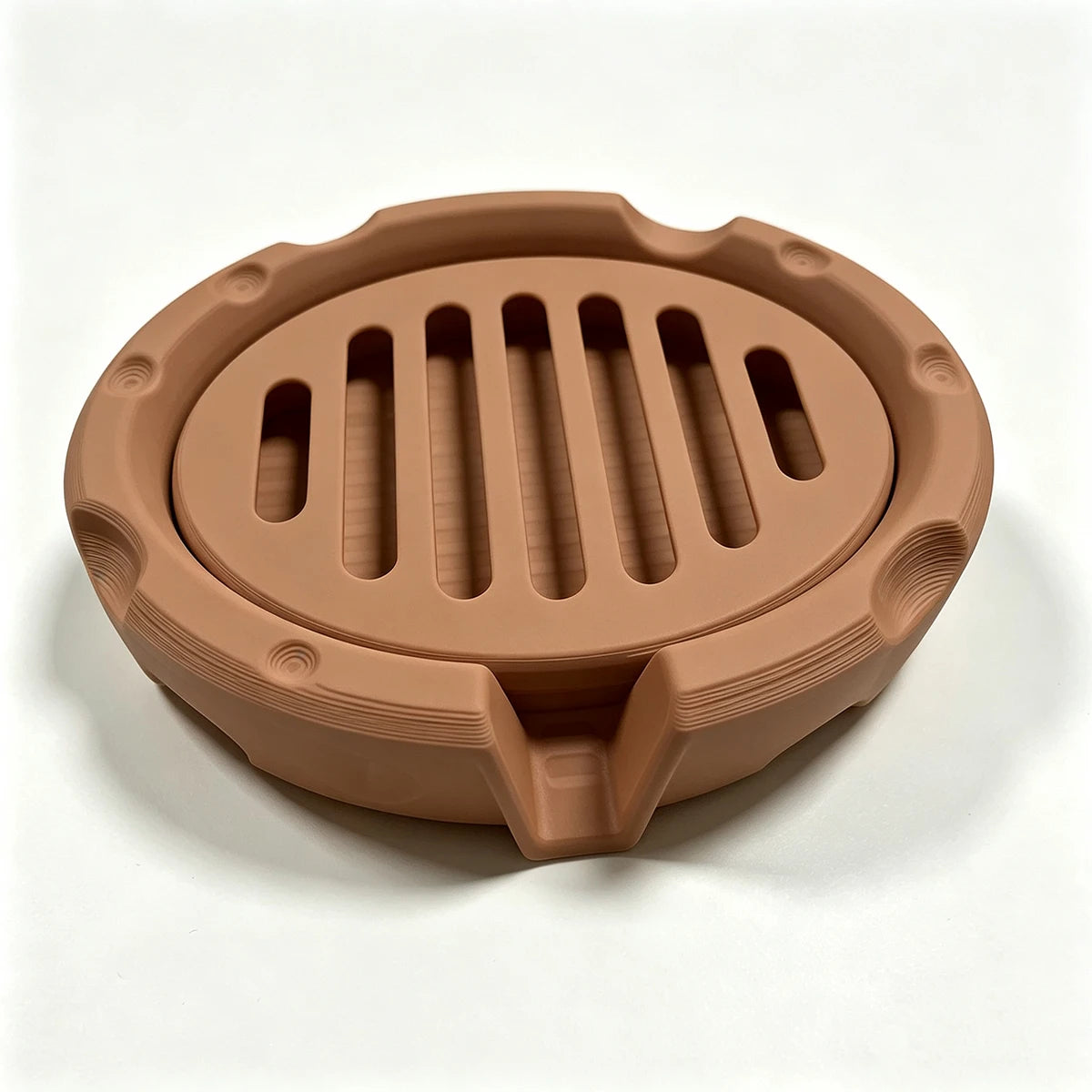 porte savon moderne bac drainage jaune texture rugueuse sans perçage silicone salle bain