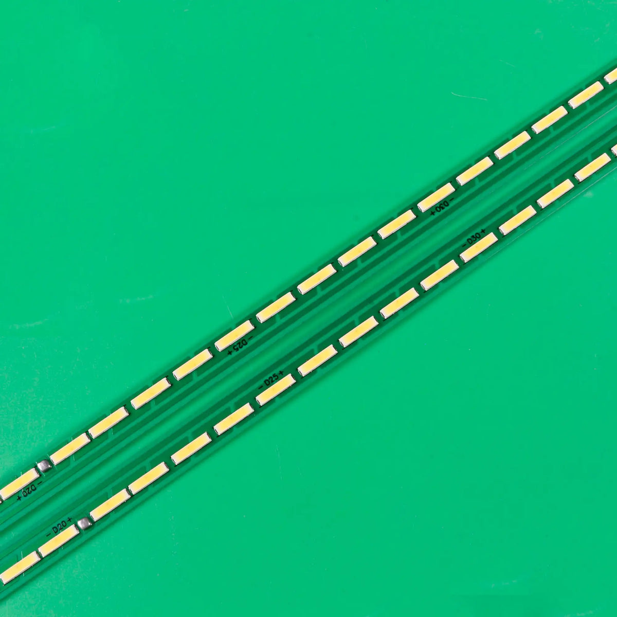 bande led rétro éclairage vert clair 602mm 60leds 3v moderne connecteurs