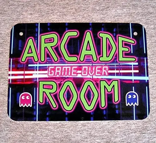 plaque métallique vintage décoration mur lettres dorées bus téléphone moderne fonctionnel