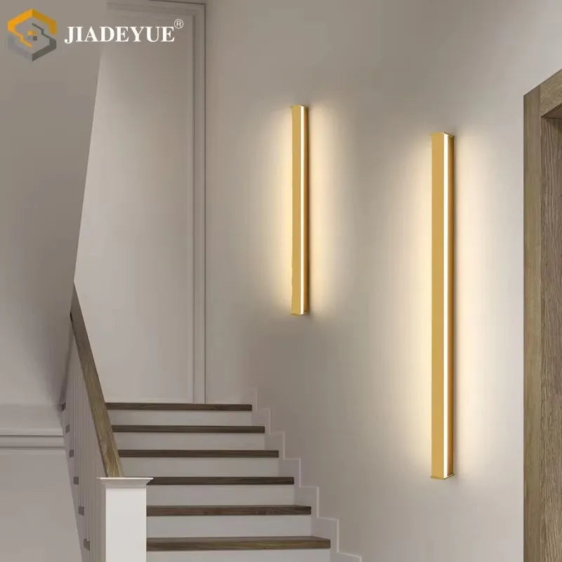 applique murale led dorée moderne minimaliste luminaire décoration salon chambre intérieur luxe