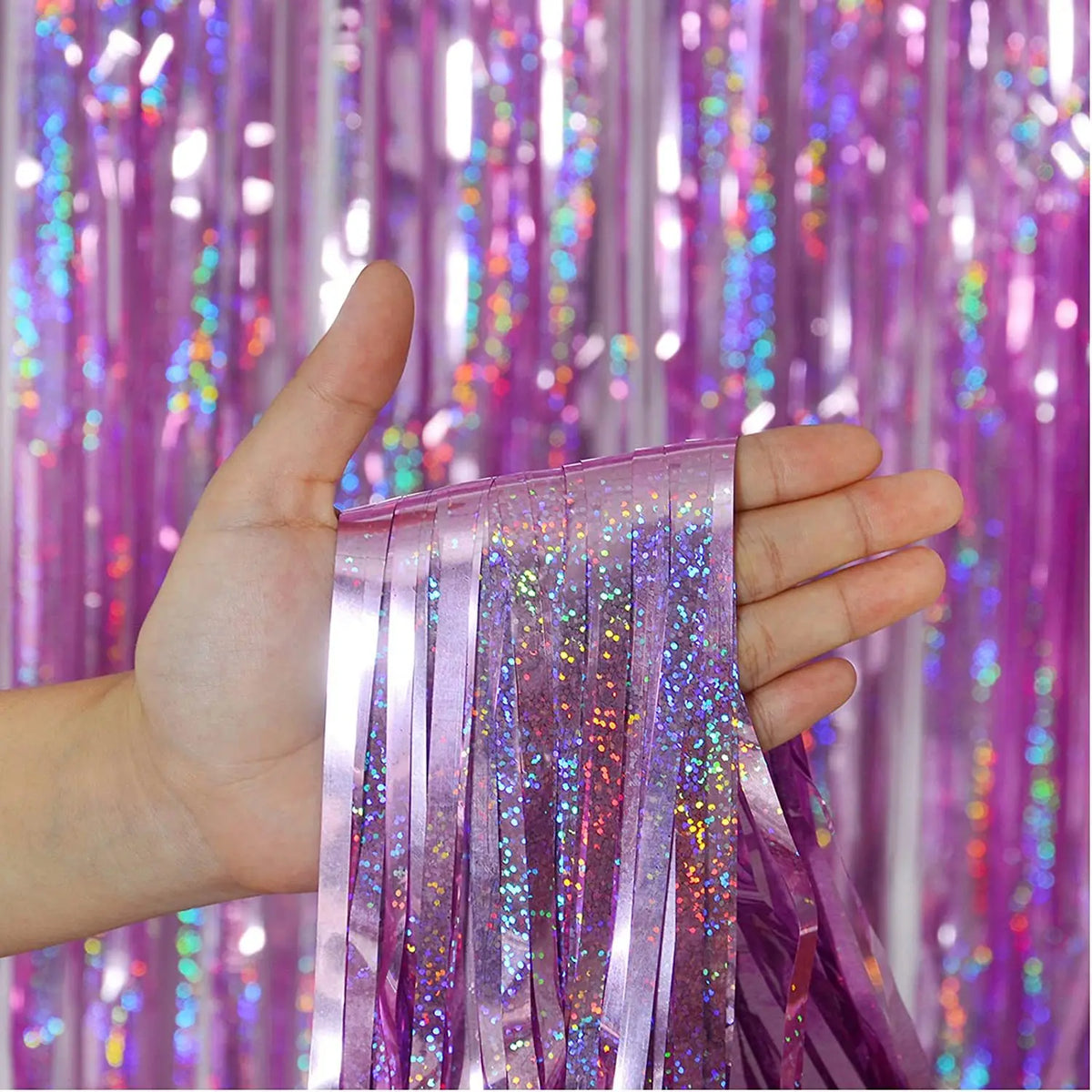 rideau paillettes or argent bleu violet vert rouge décoration festive mariage anniversaire nouvel an
