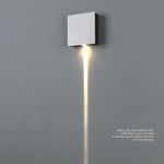 applique murale led moderne blanc noir fixee mur contemporaine carrée sources lumineuses