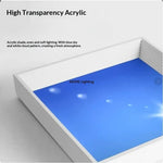 lampe moderne effet nuages bleus éclairage cuisine décoration maison intelligente bluetooth
