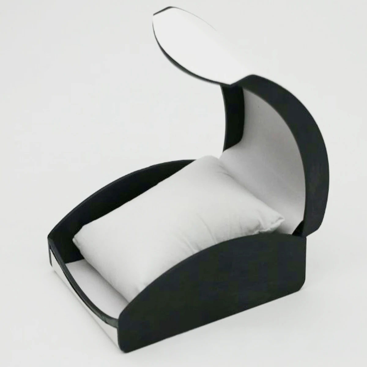boîte montres simili cuir noir blanc moderne organisation bijoux protection
