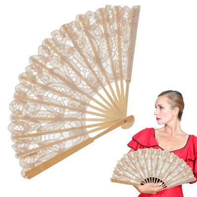 Éventail japonais vintage en plumes noir pour mariage bohème chic