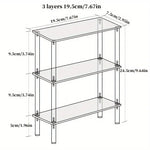 présentoir transparent acrylique support rangement vis fixations moderne cupcakes figurines