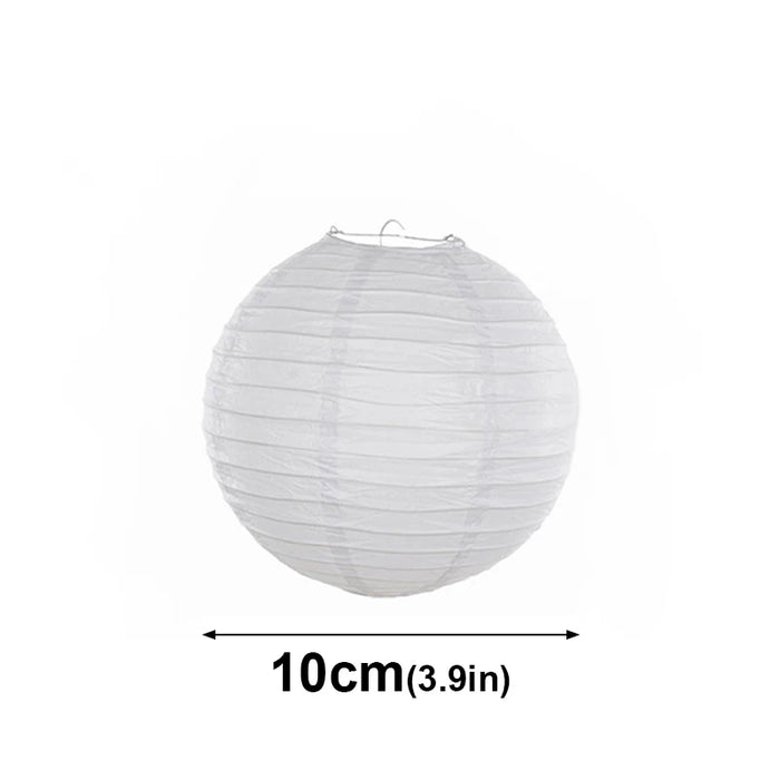 boules papier blanc rayures horizontales modernes mariage anniversaire halloween 20pcs clips