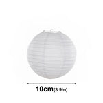 boules papier blanc rayures horizontales modernes mariage anniversaire halloween 20pcs clips