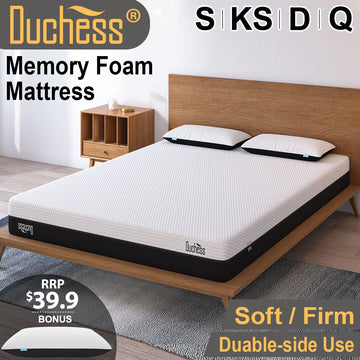 matelas mémoire forme gel double king single queen oreillers blancs texture moderne chambre blanc
