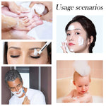 flacon pompe mousse vide 60 ml transparent doré rayures noires distributeur savon voyage rechargeable
