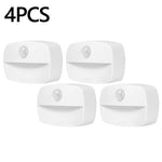 lampe led murale sans fil adhésive rectangle moderne flux lumineux faible blanc batteries aaa