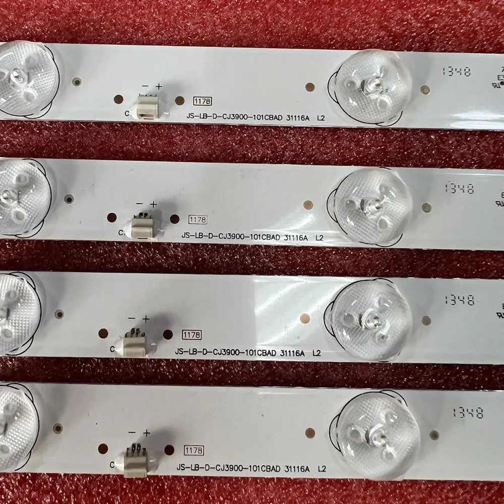 bande lumineuse led blanc ronde translucent moderne adhésive bouton poussoir kit tv