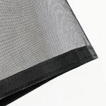 rideau porte magnétique autofermeture anti insectes maille fine velcro noir moderne