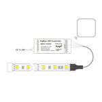 contrôleur led zigbee smart 12v 24v rgb cct interrupteur alexa blanc moderne