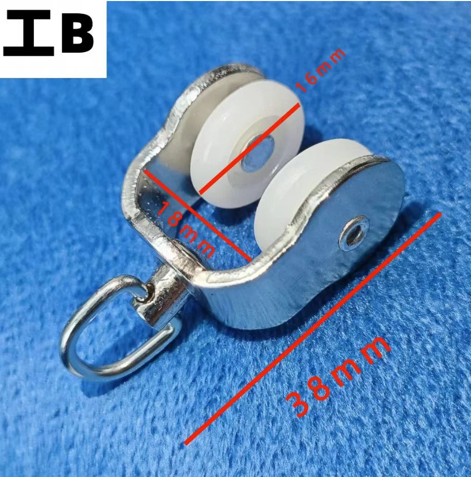 pulley rideaux blanc gris bleu moderne anneaux métalliques rouleaux lisses 20pc