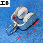 pulley rideaux blanc gris bleu moderne anneaux métalliques rouleaux lisses 20pc