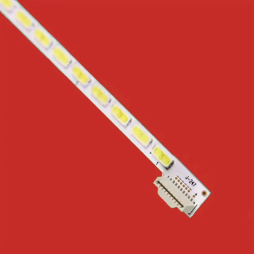 barre lumineuse led 60 diodes blanc jaune rouge industrielle 531mm 6v
