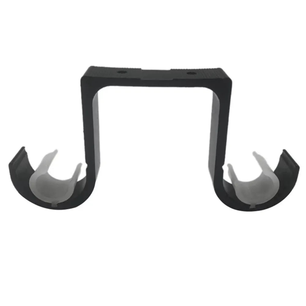 supports rideau noirs blancs clips fixation modernes fenêtres decoration intérieure aluminium durables