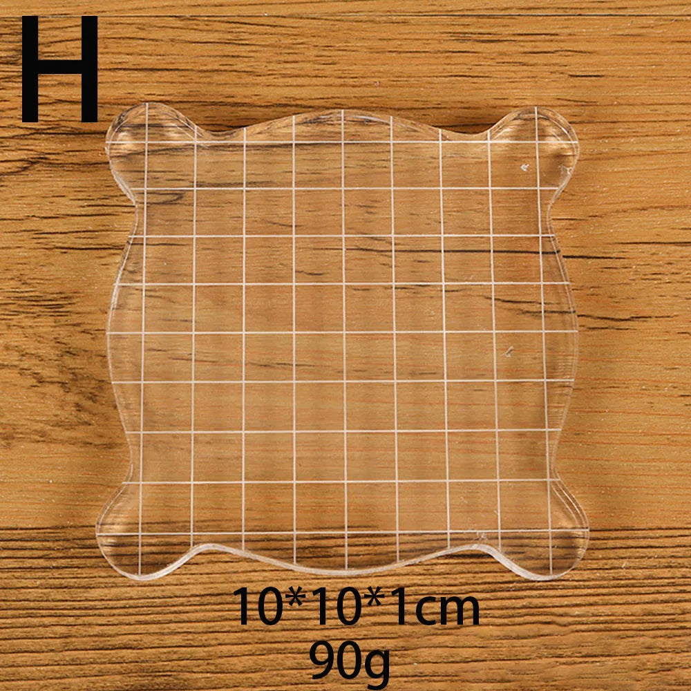 supports découpe transparents grille adhésif moderne bricolage scrapbooking