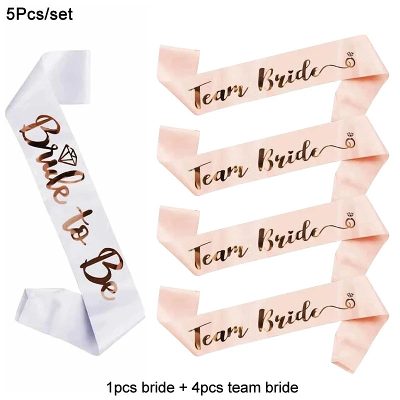 décoration mariage voile bride to be sash team bride bandeau occasion fiançailles fête valentin