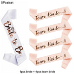 décoration mariage voile bride to be sash team bride bandeau occasion fiançailles fête valentin