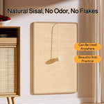 tapis gratter sisal moderne beige clair chats velcro 20x40cm 25x50cm 30x60cm 50x90cm