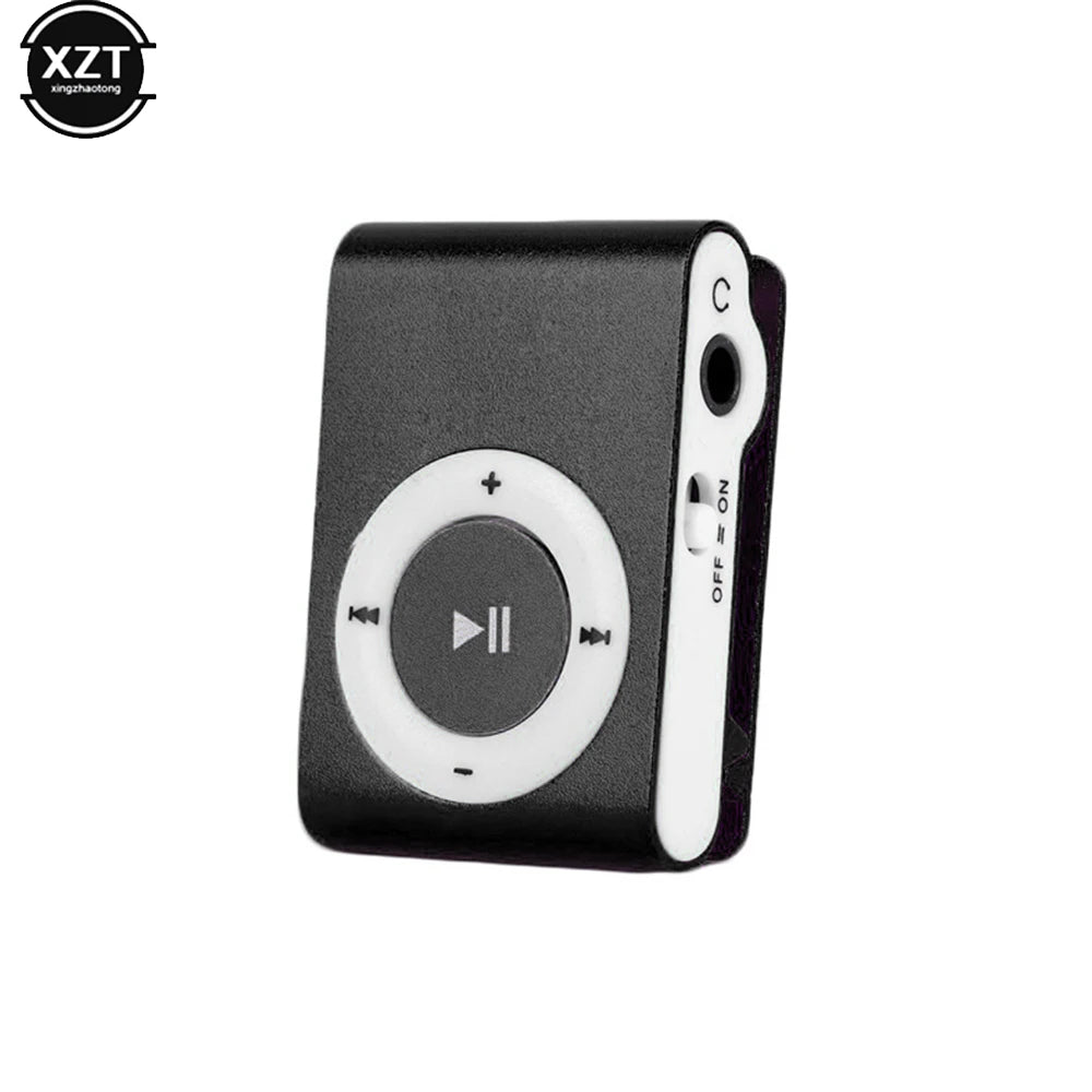 lecteur mp3 portable argent rose noir or bleu métal brillant compact moderne clips