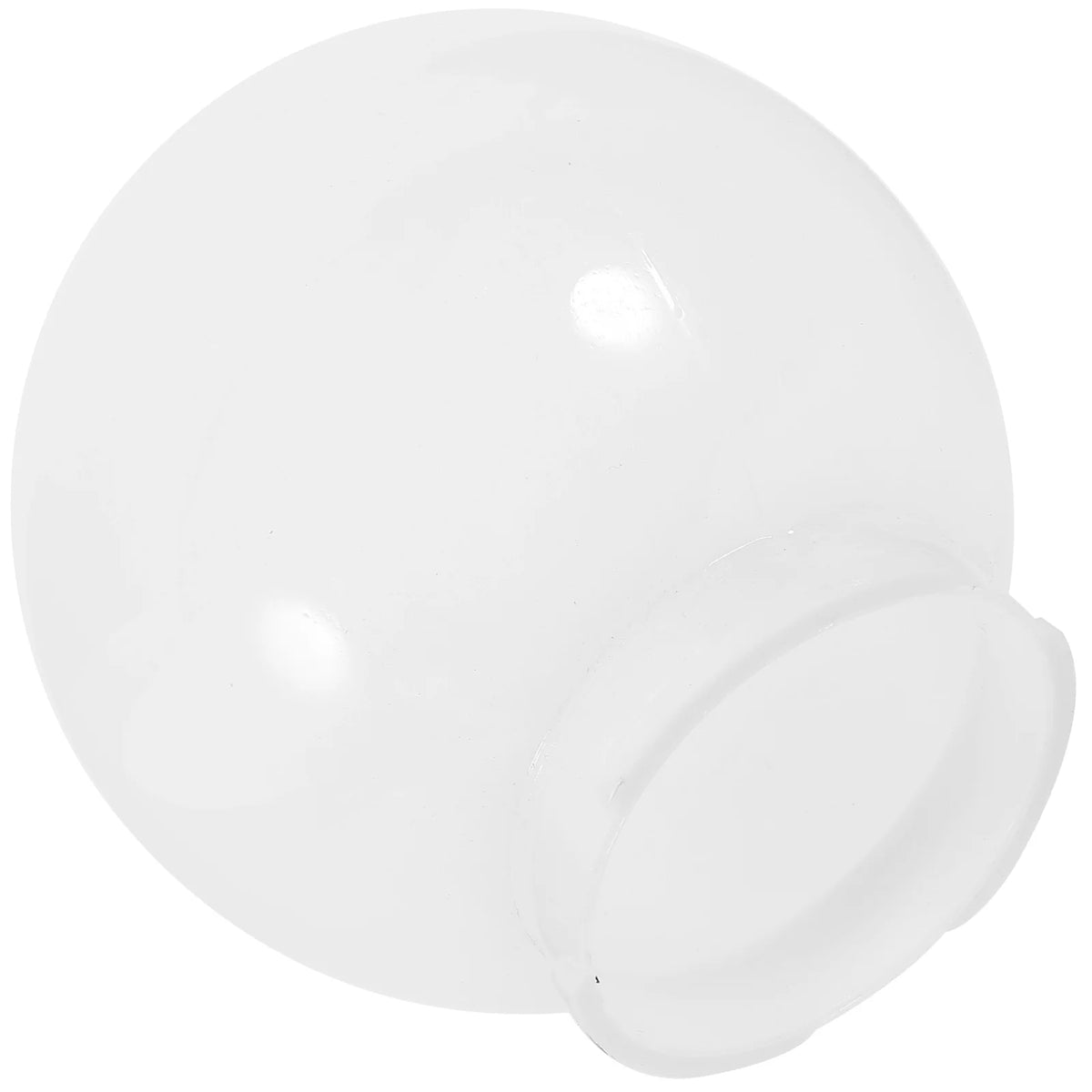 boule lumineuse blanche moderne porche patio lumière couverte globe abat jour verre translucide fixations