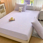 draps lit coton polyester houssable adultes carreaux gris roses modernes 120x200 150x200 180x200 200x220