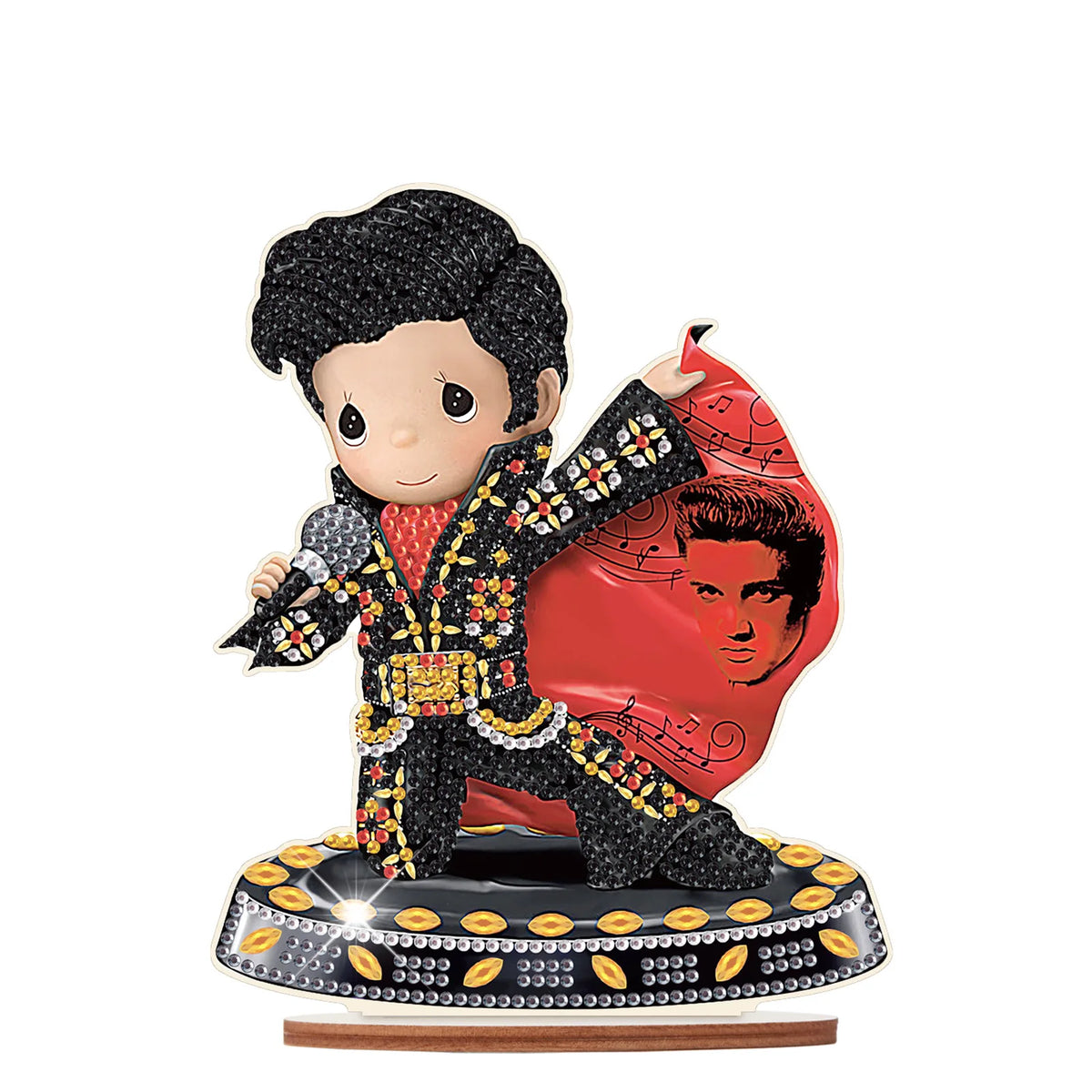 peinture diamant figurine dessins animés strass pinceau colle plateau sac diamants