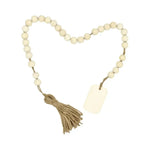 bracelet blanches minimaliste bois étiquette pompon chambre enfant amour pastoral