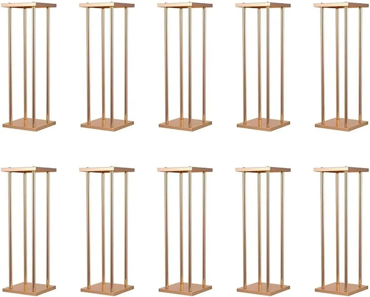 support fleurs métal doré moderne hauteur 100cm 60cm 80cm minimaliste décoration intérieure vases bougies