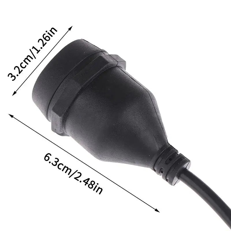 socquette e27 adhésive moderne câble électrique blanc noir 20cm 30cm 50cm 1m 2m